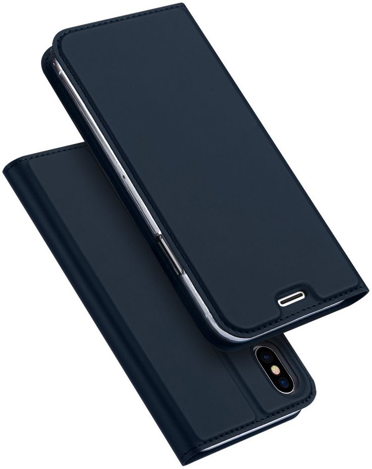 Dux Ducis Apple iPhone X Bookcase Hoesje Blauw afbeelding 5