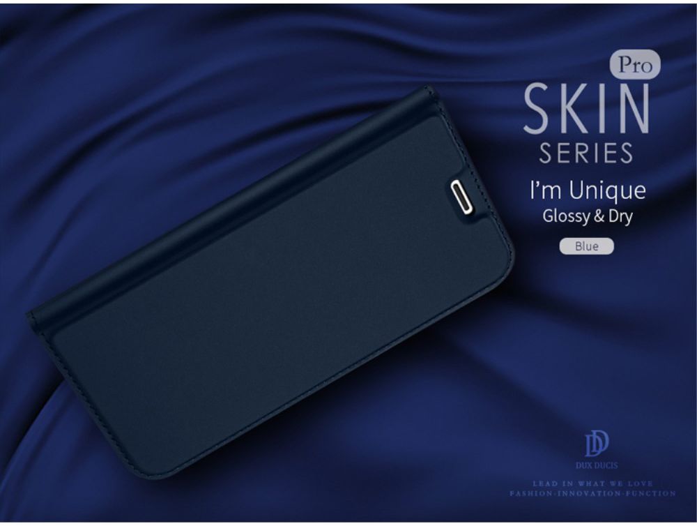 Dux Ducis Apple iPhone X Bookcase Hoesje Blauw afbeelding 7