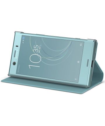 Sony Style Cover Stand SCSG60 Xperia XZ1 Compact Blauw Hoesjes