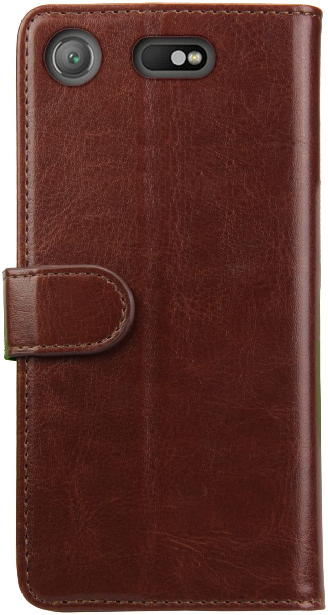 Rosso Element Sony Xperia XZ1 Compact Hoesje Book Cover Bruin afbeelding 4