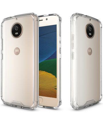 Motorola Moto G5S Hybride TPU Hoesje Transparant Hoesjes