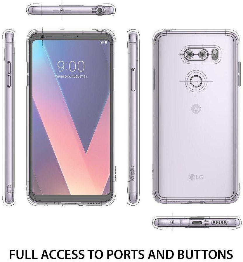 Ringke Fusion LG V30 / V30S Hoesje Transparant afbeelding 7