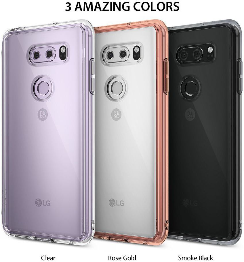 Ringke Fusion LG V30 / V30S Hoesje Smoke Black afbeelding 8