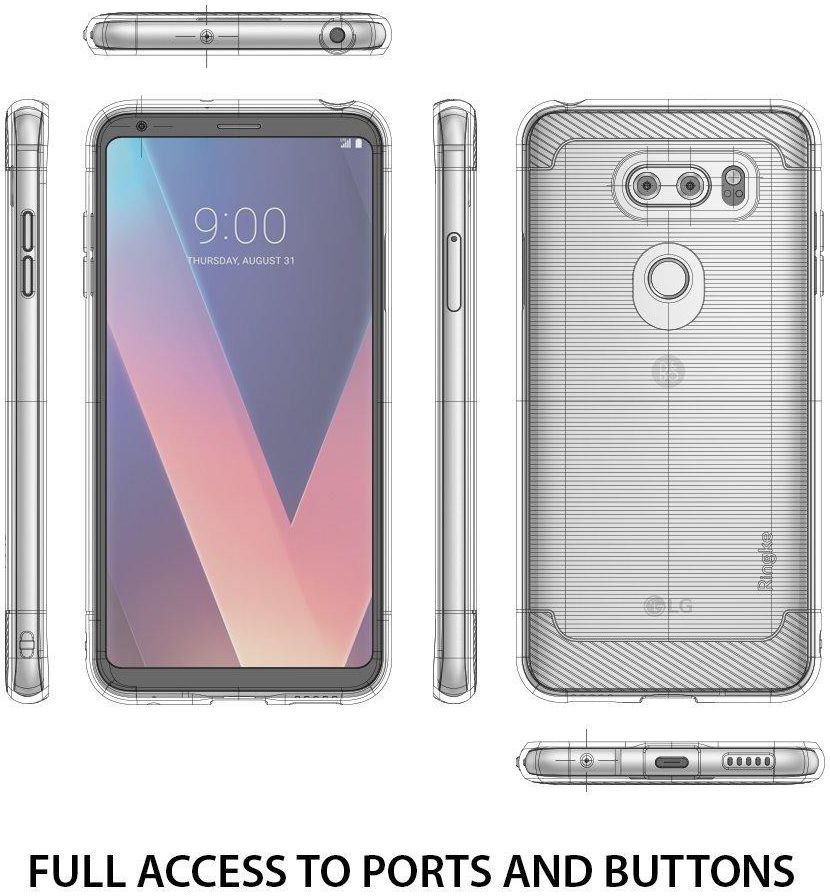 Ringke Onyx LG V30 / V30S Hoesje Zwart afbeelding 6