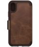 Otterbox Strada Folio Case iPhone X Espresso Brown