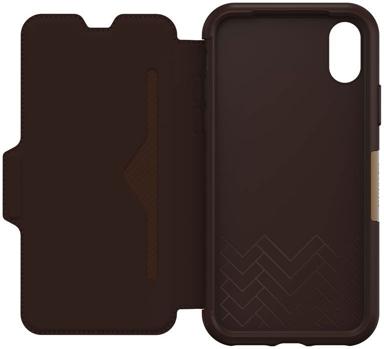 Otterbox Strada Folio Case iPhone X Espresso Brown afbeelding 3