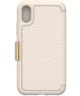 Otterbox Strada Folio Case iPhone X Soft Opal Pale Beige