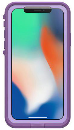 Lifeproof Fre Apple iPhone X Waterdicht Hoesje Paars afbeelding 2