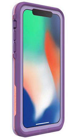 Lifeproof Fre Apple iPhone X Waterdicht Hoesje Paars afbeelding 3