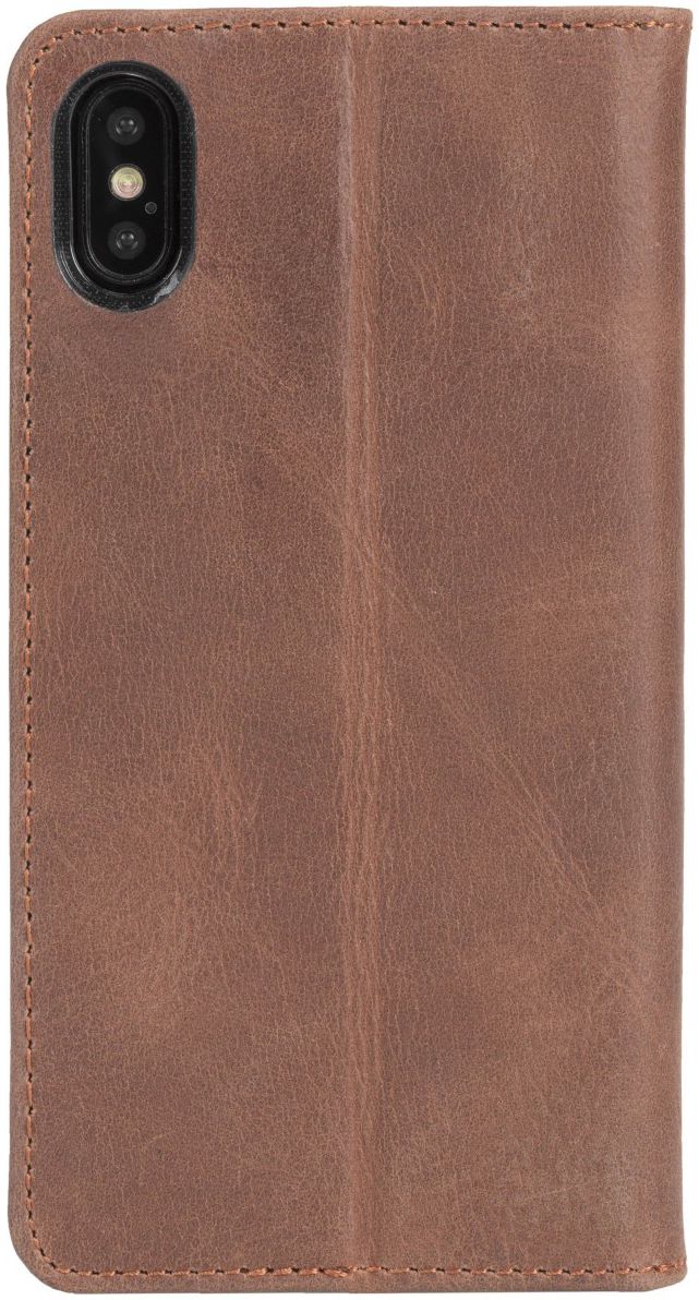 Krusell Sunne Portemonnee Hoesje Apple iPhone X Bruin afbeelding 6