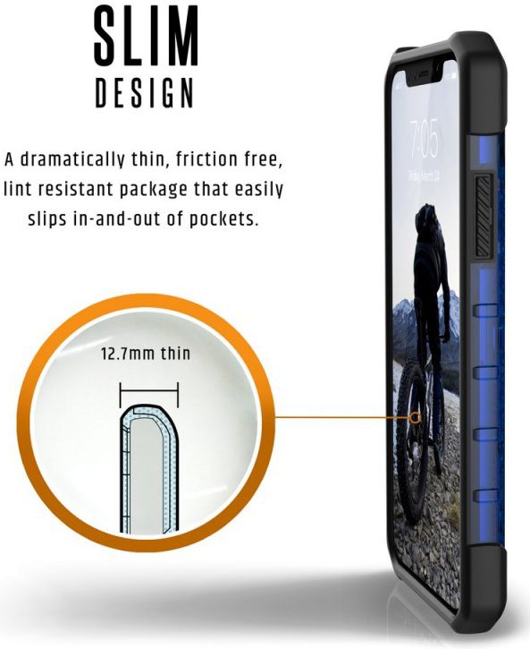 Urban Armor Gear Plasma Hoesje Apple iPhone XS/X Cobalt afbeelding 4