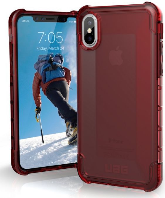 Urban Armor Gear Plyo Hoesje Apple iPhone XS/X Crimson afbeelding 1