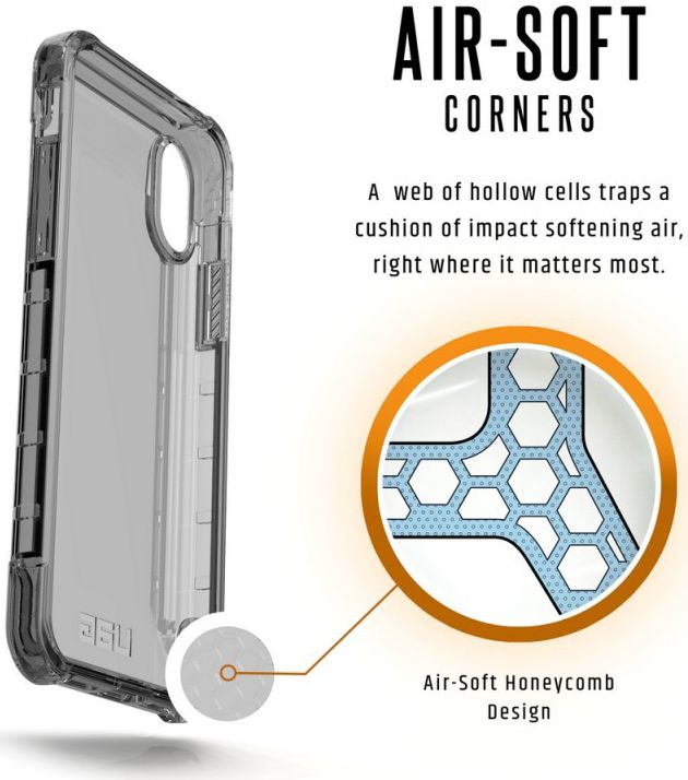 Urban Armor Gear Plyo Hoesje Apple iPhone XS/X Ice afbeelding 4