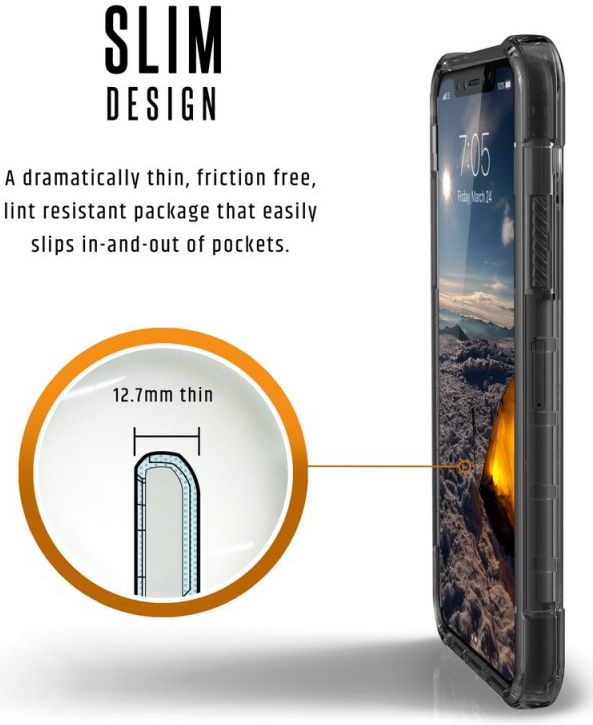 Urban Armor Gear Plyo Hoesje Apple iPhone XS/X Ice afbeelding 6