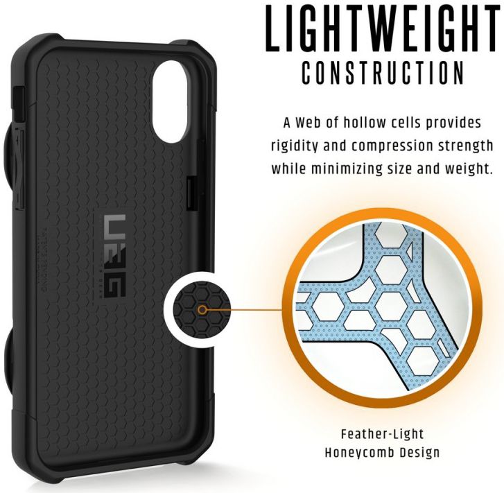 Urban Armor Gear Trooper Case Apple iPhone XS/X Zwart afbeelding 11