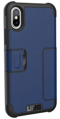 Urban Armor Gear Metropolis Hoesje Apple iPhone XS/X Cobalt afbeelding 11
