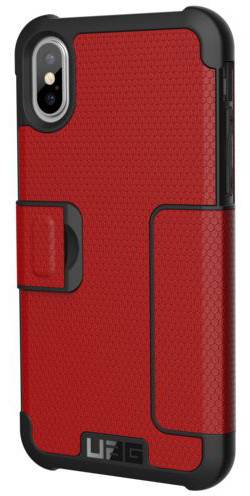 Urban Armor Gear Metropolis Hoesje Apple iPhone XS/X Magma afbeelding 2