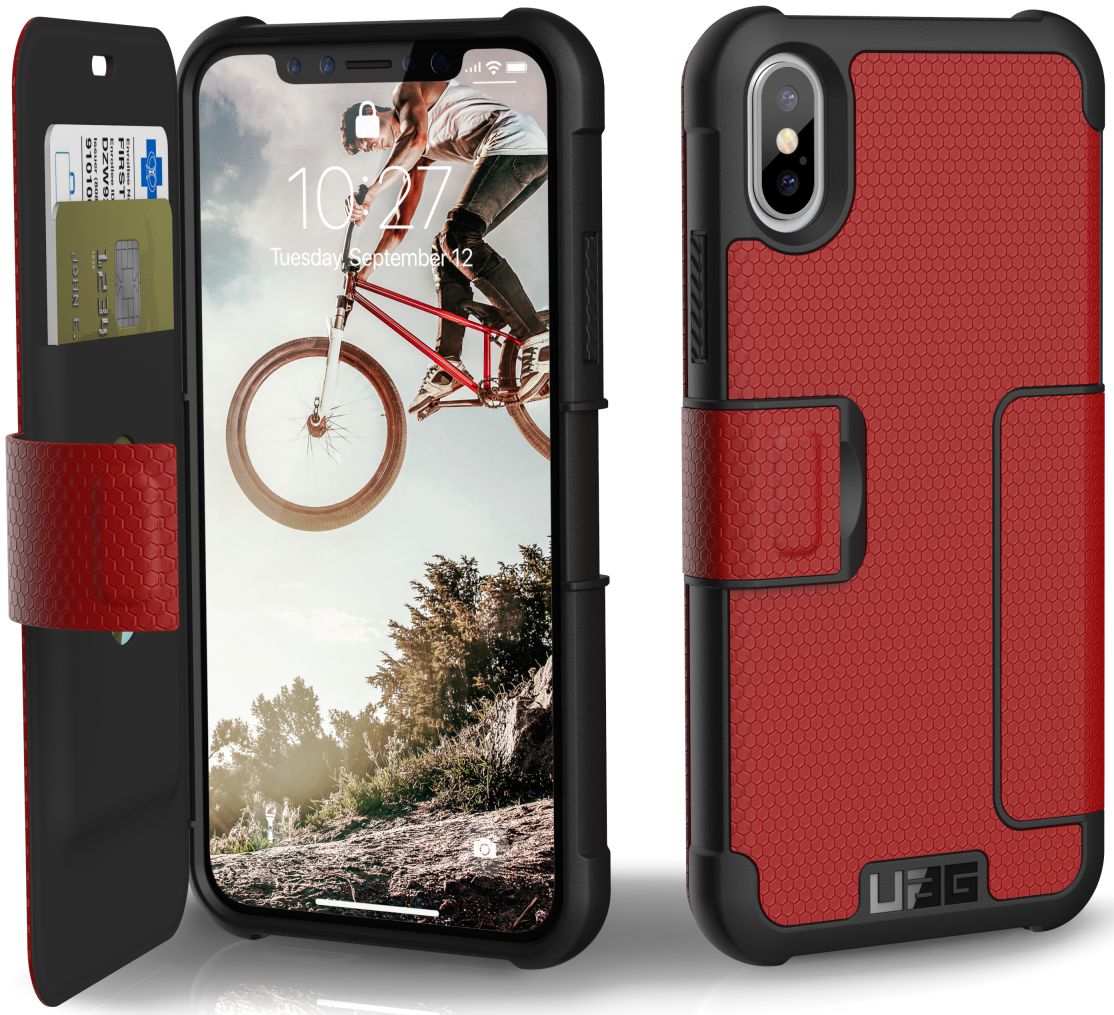 Urban Armor Gear Metropolis Hoesje Apple iPhone XS/X Magma afbeelding 1
