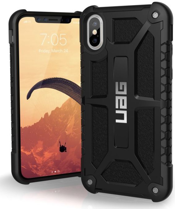 Urban Armor Gear Monarch Hoesje Apple iPhone XS/X Midnight afbeelding 1