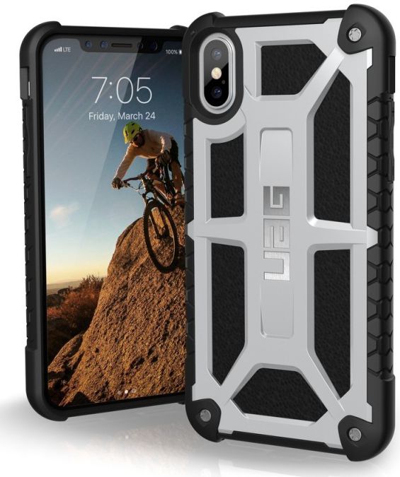 Urban Armor Gear Monarch Hoesje Apple iPhone XS/X Platinum afbeelding 1