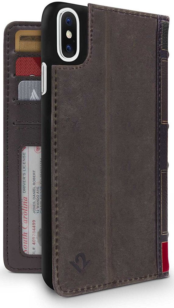 Twelve South BookBook voor iPhone X / XS Bruin afbeelding 1