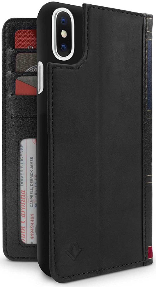 Twelve South BookBook voor iPhone X / XS Zwart afbeelding 1