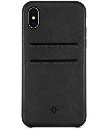 Twelve South RelaxedLeather iPhone X / XS Hoesje Black Hoesjes