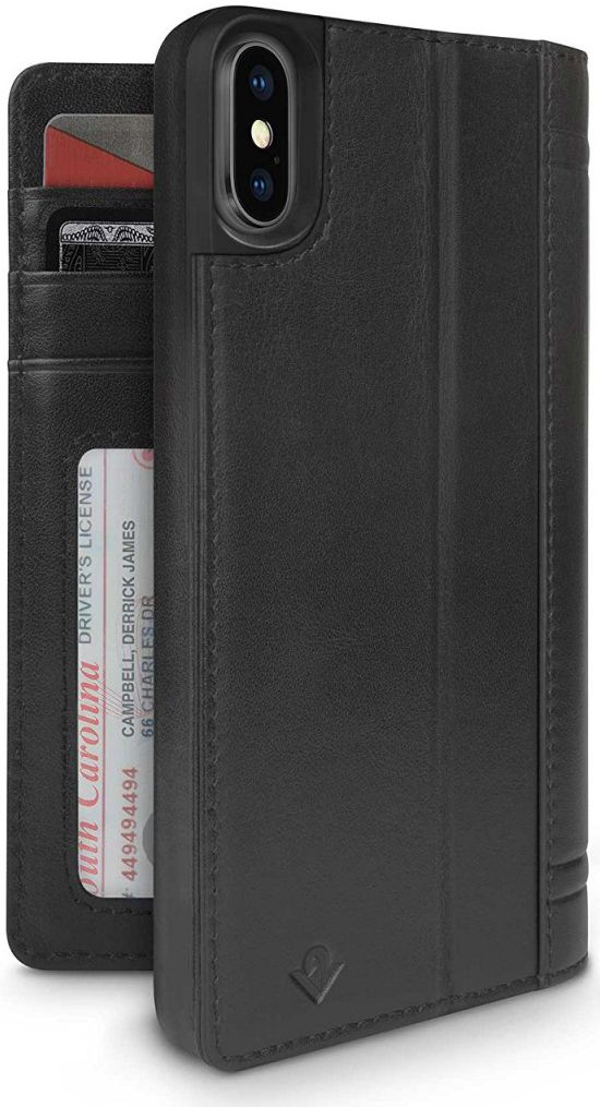 Twelve South Journal voor iPhone X / XS Zwart afbeelding 1