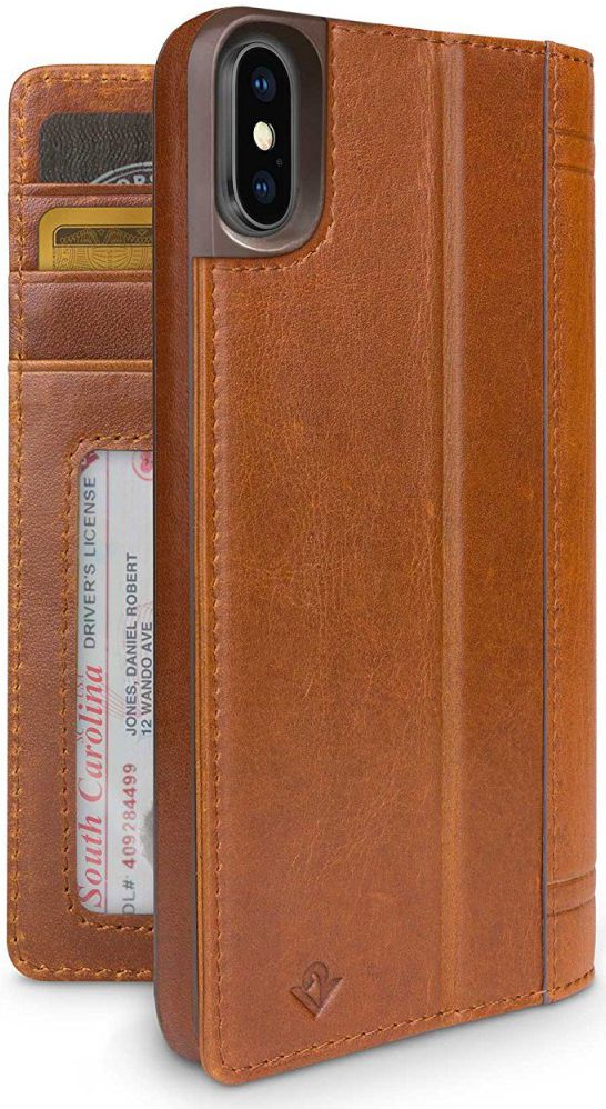 Twelve South Journal voor iPhone X / XS Bruin afbeelding 1