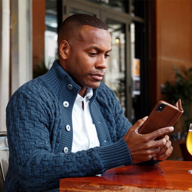Twelve South Journal voor iPhone X / XS Bruin afbeelding 11