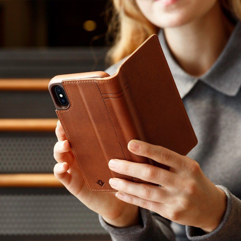 Twelve South Journal voor iPhone X / XS Bruin afbeelding 9
