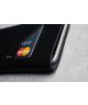 Mujjo Lederen Wallet Sleeve Apple iPhone X Zwart