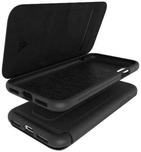 Adidas Folio Grip Case Apple iPhone X Zwart afbeelding 1