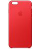 Apple iPhone 6S Plus Leather Case Red