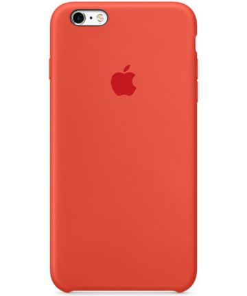 Originele Apple iPhone 6(s) Plus Silicone Case Orange Hoesjes
