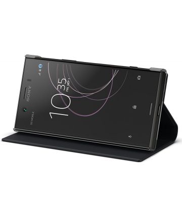 Sony Style Cover Stand SCSG60 Xperia XZ1 Compact Zwart Hoesjes