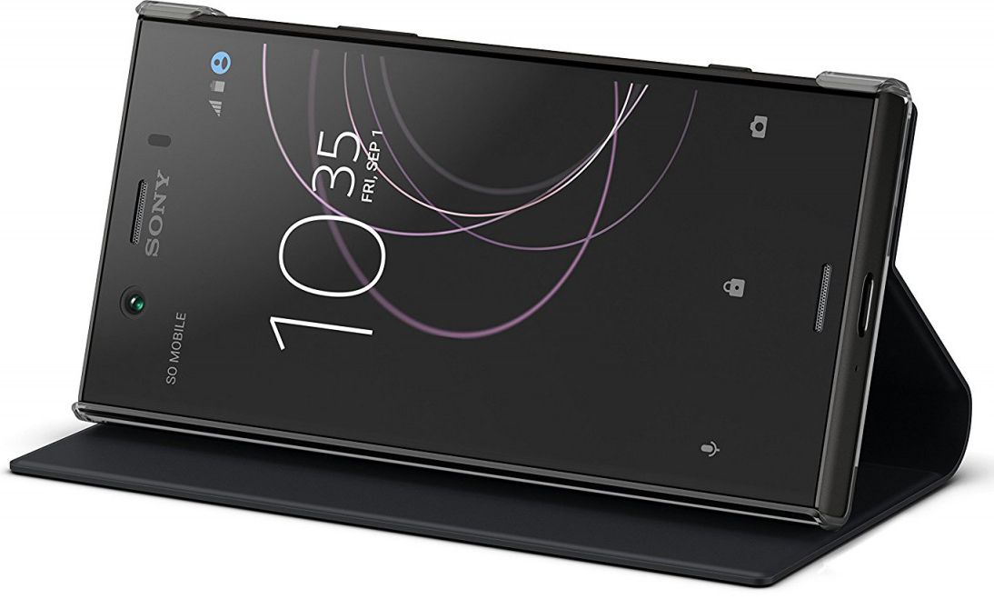 Sony Style Cover Stand SCSG60 Xperia XZ1 Compact Zwart afbeelding 1