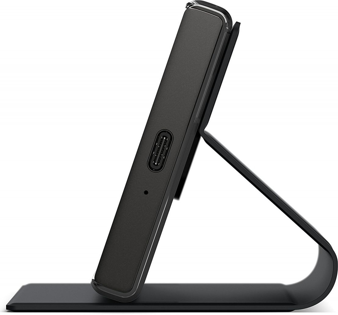 Sony Style Cover Stand SCSG60 Xperia XZ1 Compact Zwart afbeelding 4