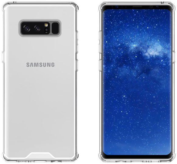Samsung Galaxy Note 8 Hoesje Armor Backcover Transparant afbeelding 12