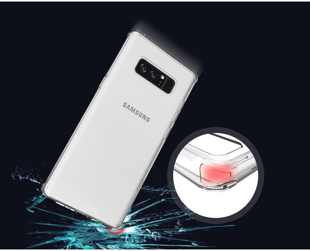 Samsung Galaxy Note 8 Hoesje Armor Backcover Transparant afbeelding 4