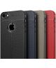 Apple iPhone 5 / 5S / SE Hoesje met Kunstleer Coating Zwart