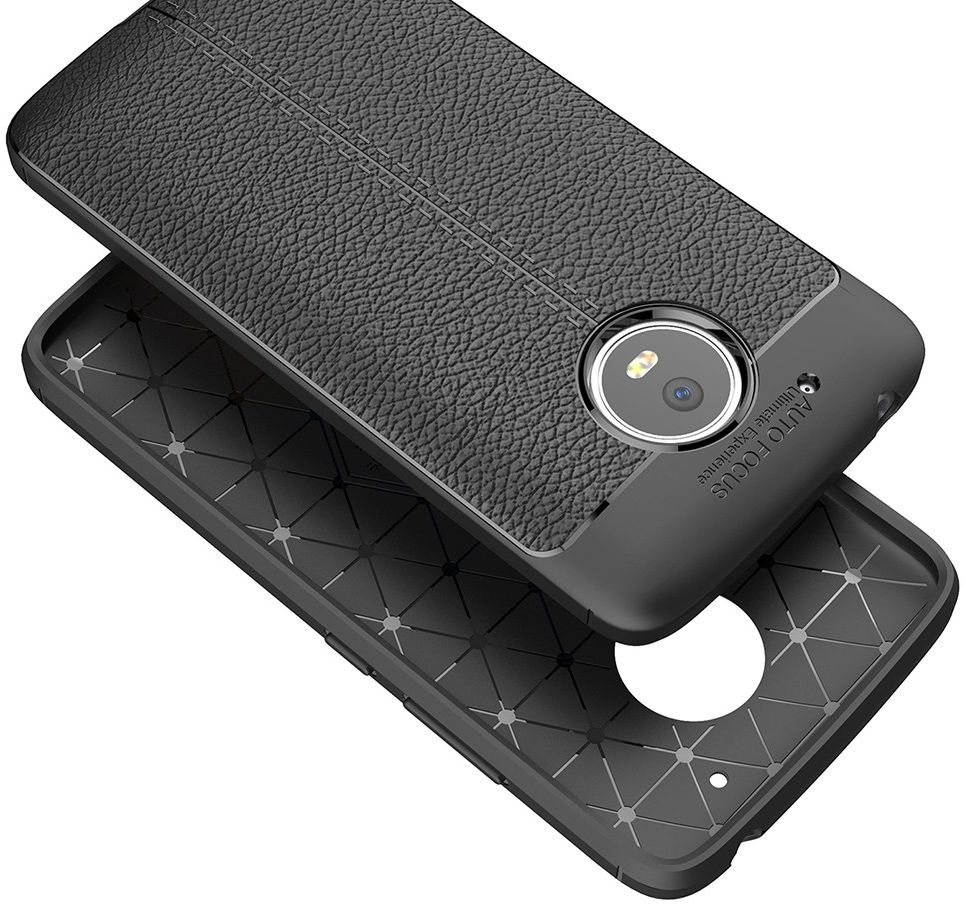 Motorola Moto G5 Hoesje met Kunstleer Coating Zwart afbeelding 11