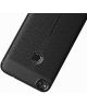 Huawei P8 Lite (2017) Hoesje TPU Met Leren Textuur Zwart