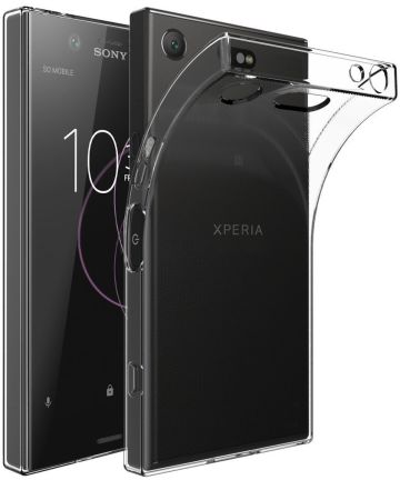 Sony Xperia XZ1 Hoesje Dun TPU Transparant Hoesjes