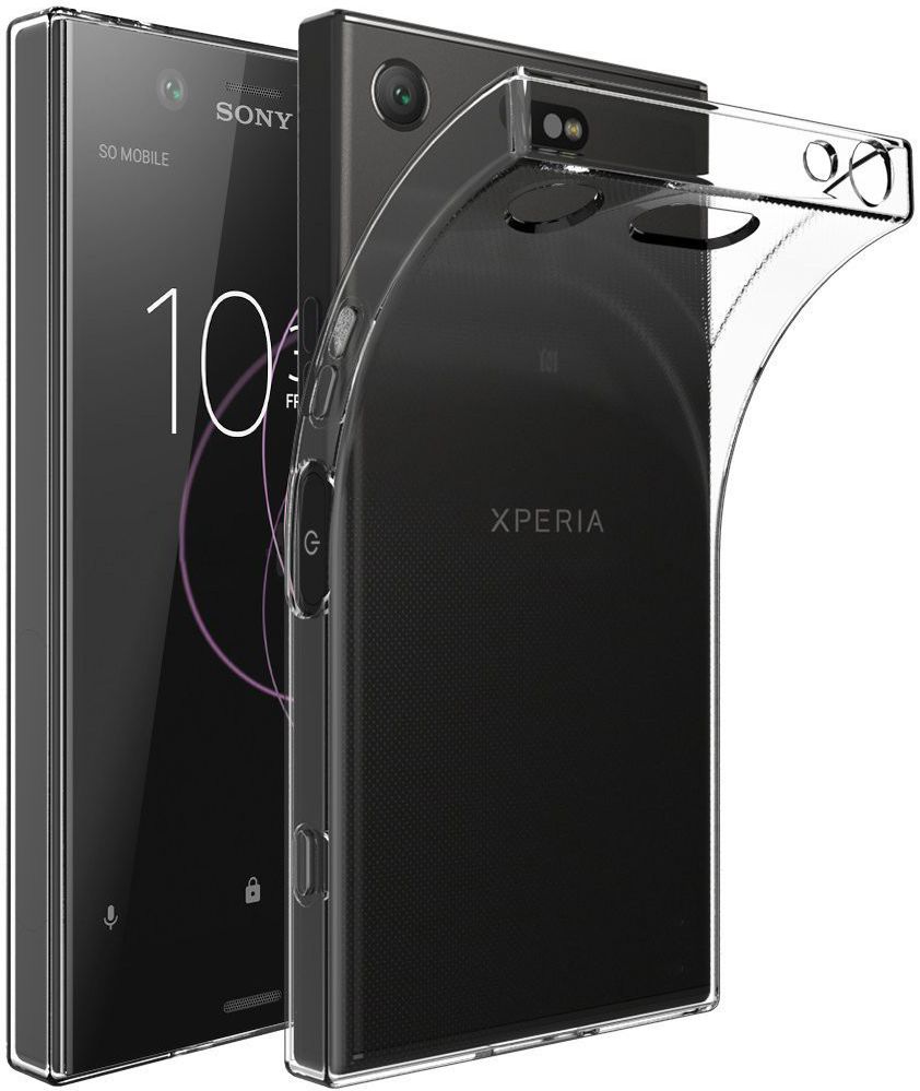 Sony Xperia XZ1 Compact Hoesje Dun TPU Transparant afbeelding 1