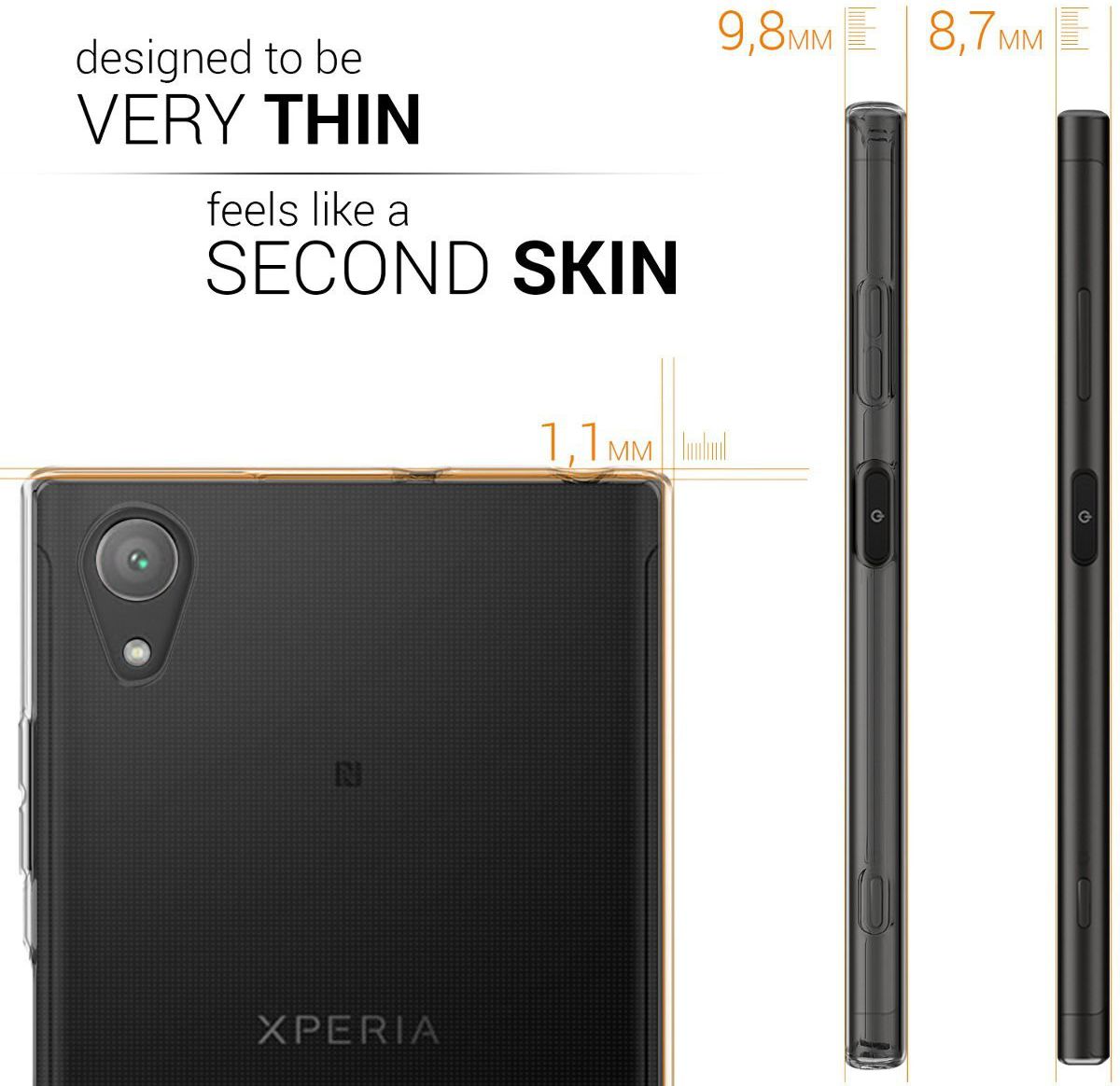 Sony Xperia XA1 Plus Hoesje Dun TPU Transparant afbeelding 3