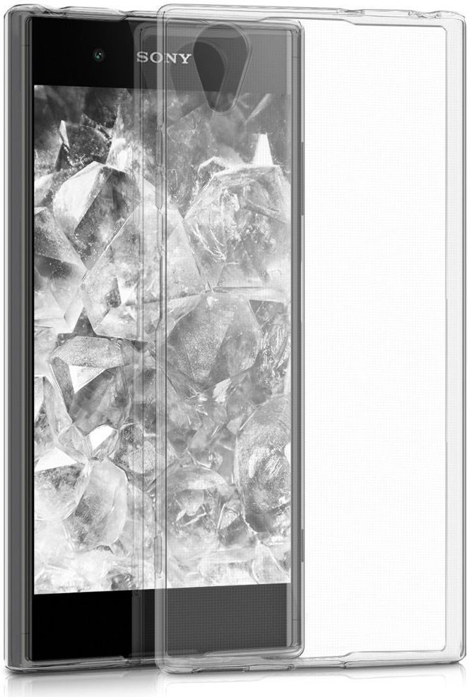 Sony Xperia XA1 Plus Hoesje Dun TPU Transparant afbeelding 1