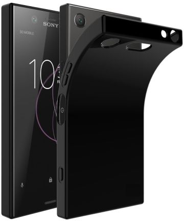 Sony Xperia XZ1 Compact TPU Zwart hoesje Hoesjes