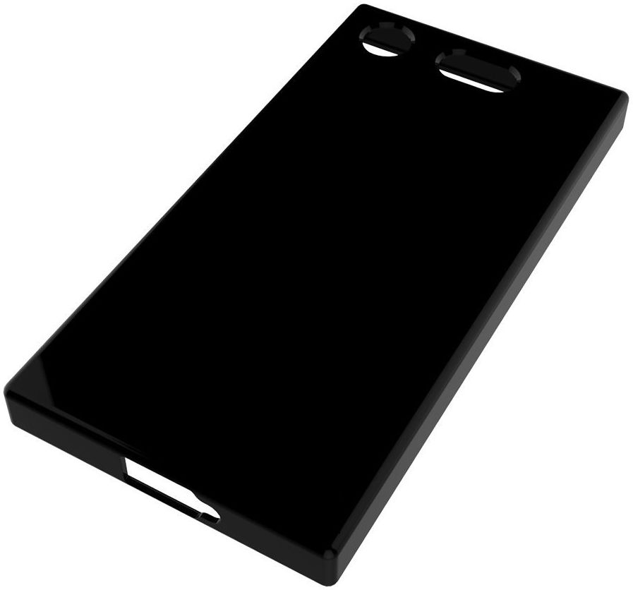 Sony Xperia XZ1 Compact TPU Zwart hoesje afbeelding 4