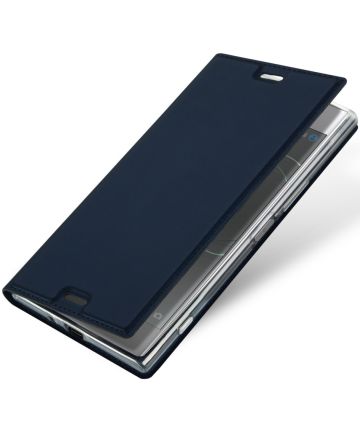 Dux Ducis Sony Xperia XZ1 Bookcase Hoesje Blauw Hoesjes